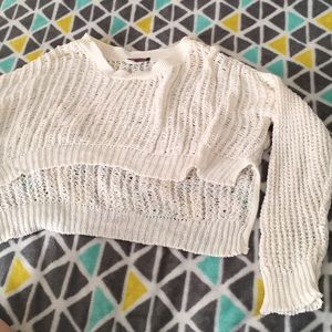 Sweater crop top